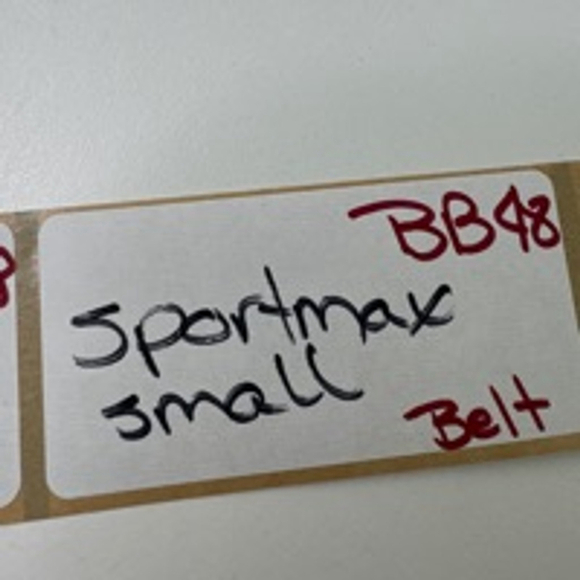 Women's Vintage Sportmax Leather Belt - Made in Italy size Small - Picture 6 of 6